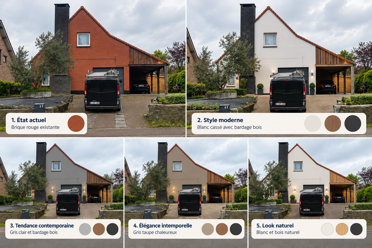 Facade colour comparison